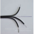 Недорогой оптоволоконный кабель FTTH с двумя элементами FRP и стальной проволоки
